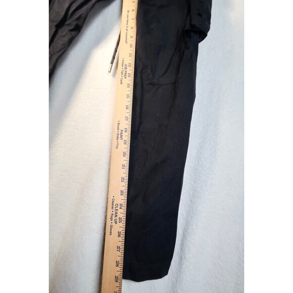 Richie Le Men's Cotton Blend Tapered Slim Cargo Pants Black Small Gorpcore - Picture 4 of 11